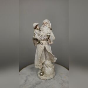 Regency International‎ 14” Resin Frosted Santa W/ Children